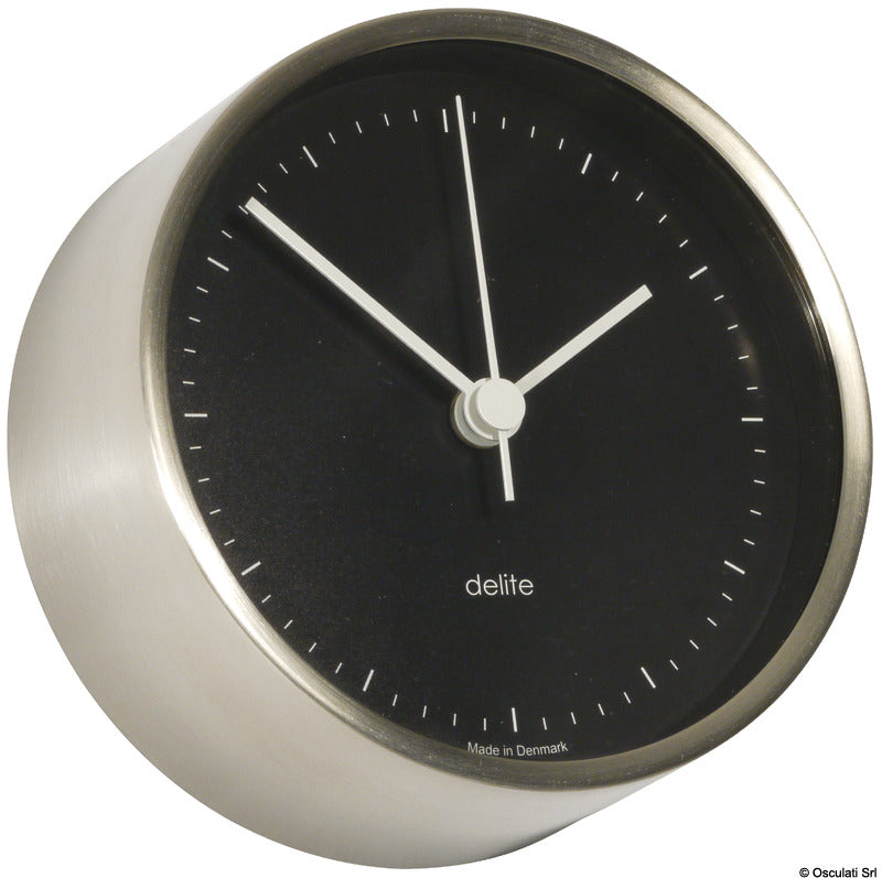 Reloj Vion Clausen de acero inoxidable satinado/negro