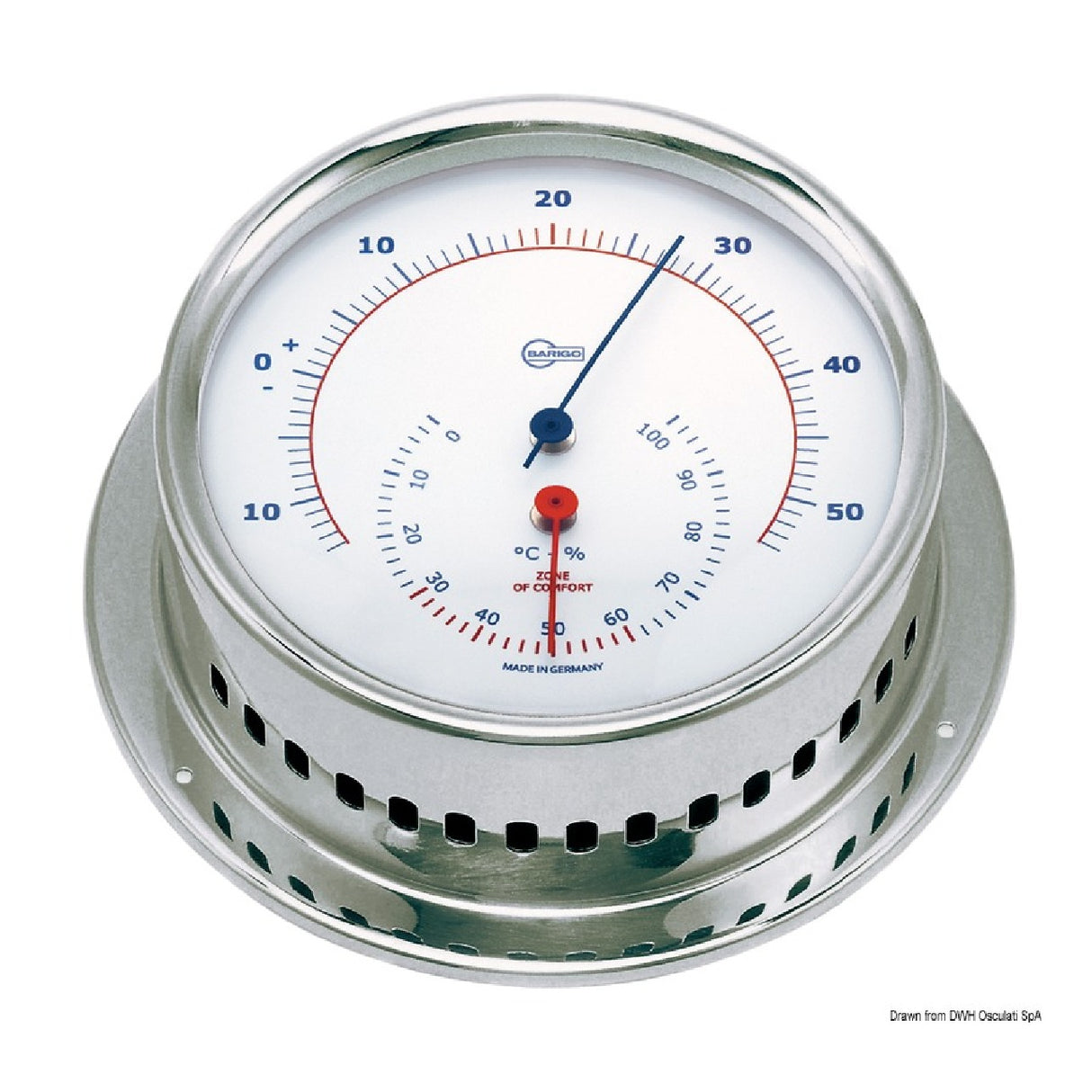 Barigo Igro/termometro Sky lucido/bianco