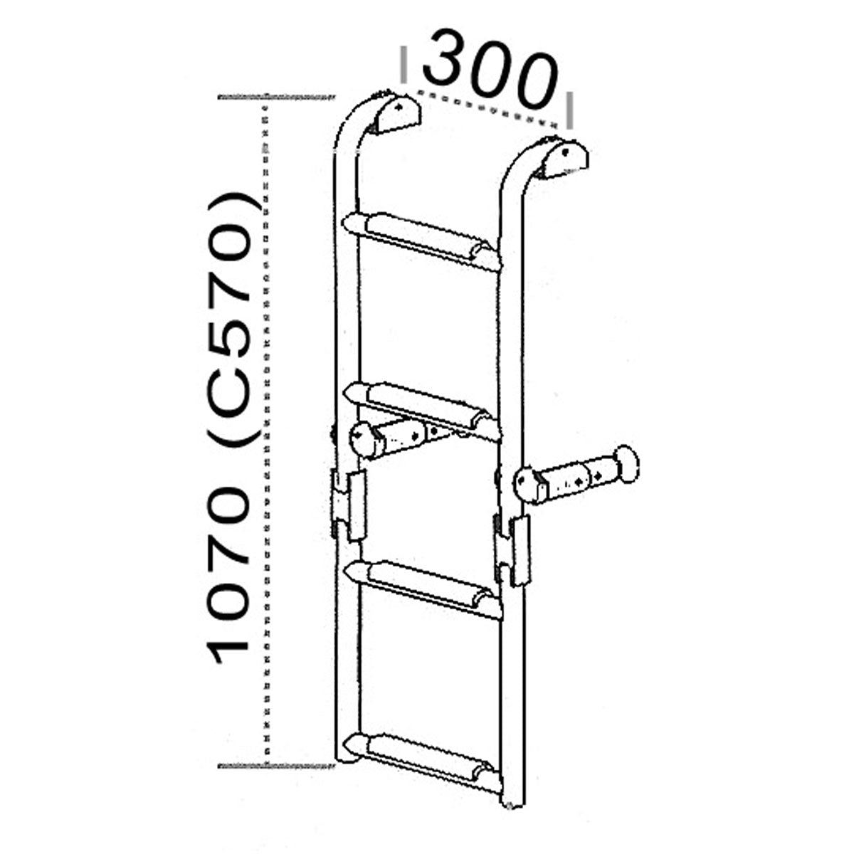 Trem Klappbare Heckleiter