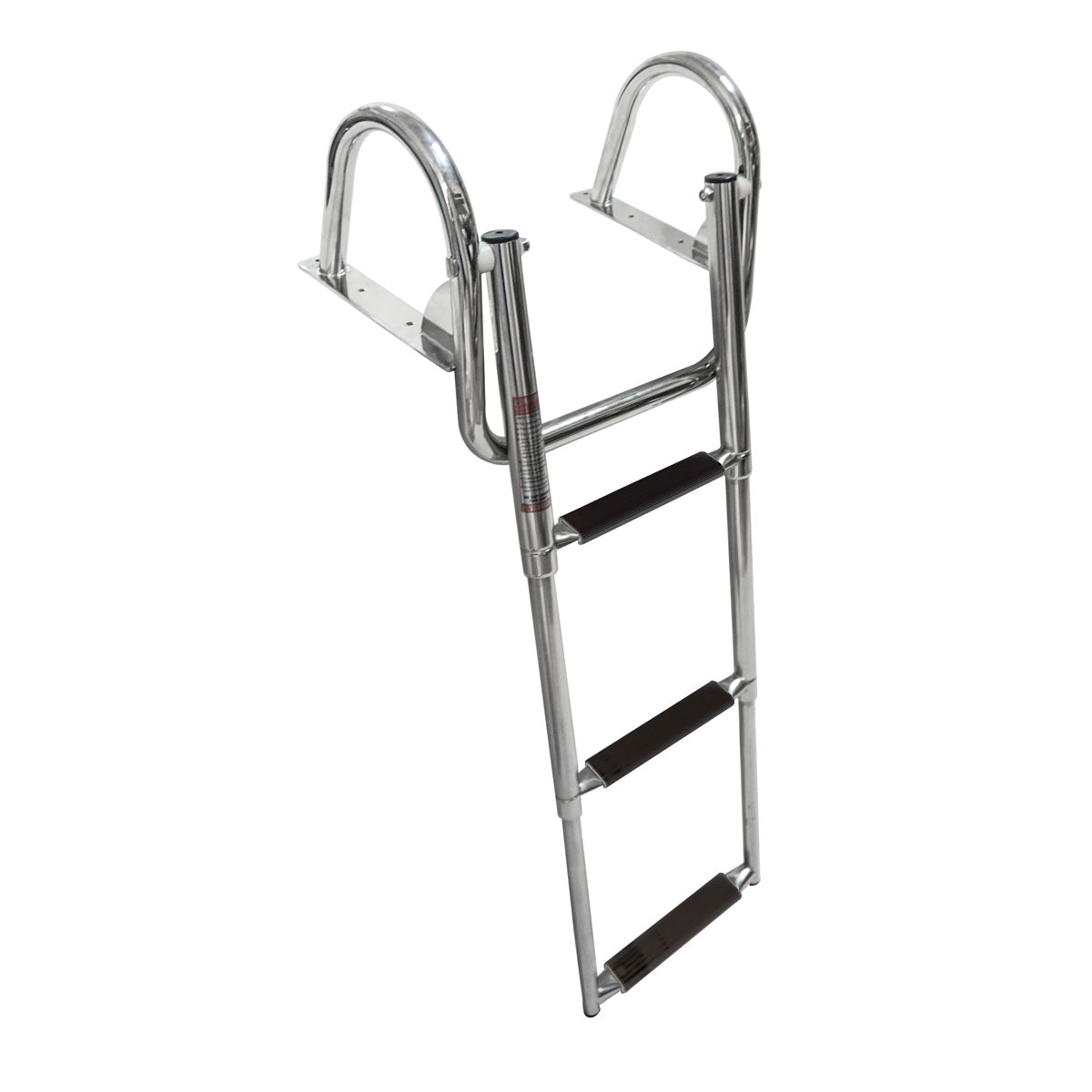 Trem Teleskop-Plattformleiter mit Griffen, 3 schwarze Stufen