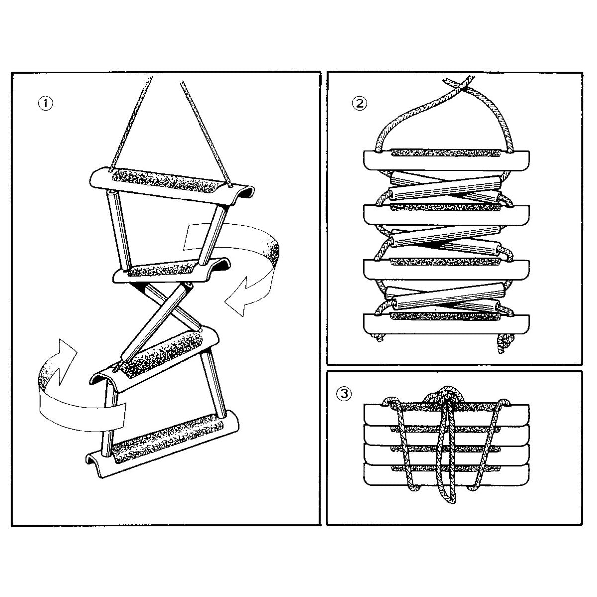 Trem Biscay with wooden steps