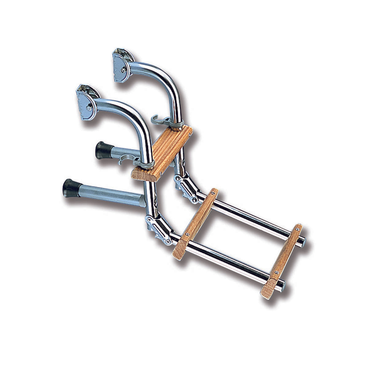 Trem Klappbare Heckleiter Schritte 1 + 2 = 3