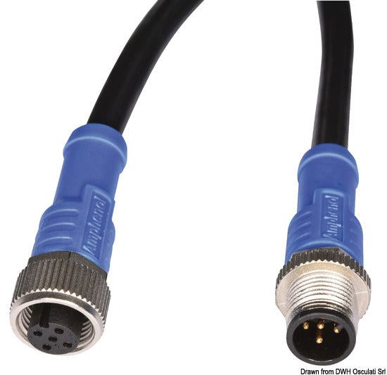 Osculati NMEA 2000 Anschlusskabel (Stecker/Buchse), 6 m, 3 A, 60 V, 29.361.05