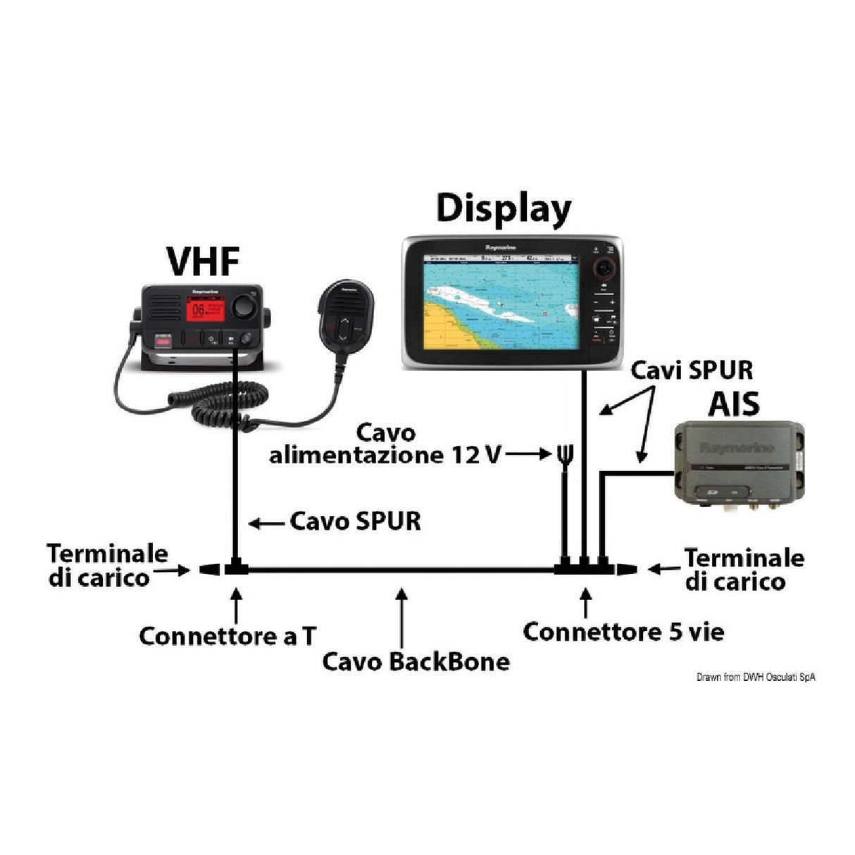 Raymarine SeaTalkNG Netzwerkverbindung