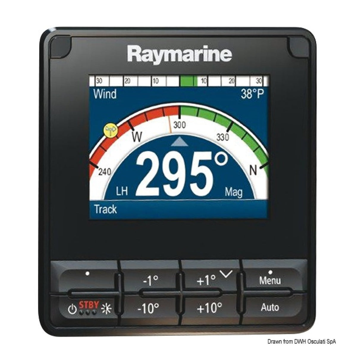 Instrumento de piloto automático Raymarine p70s