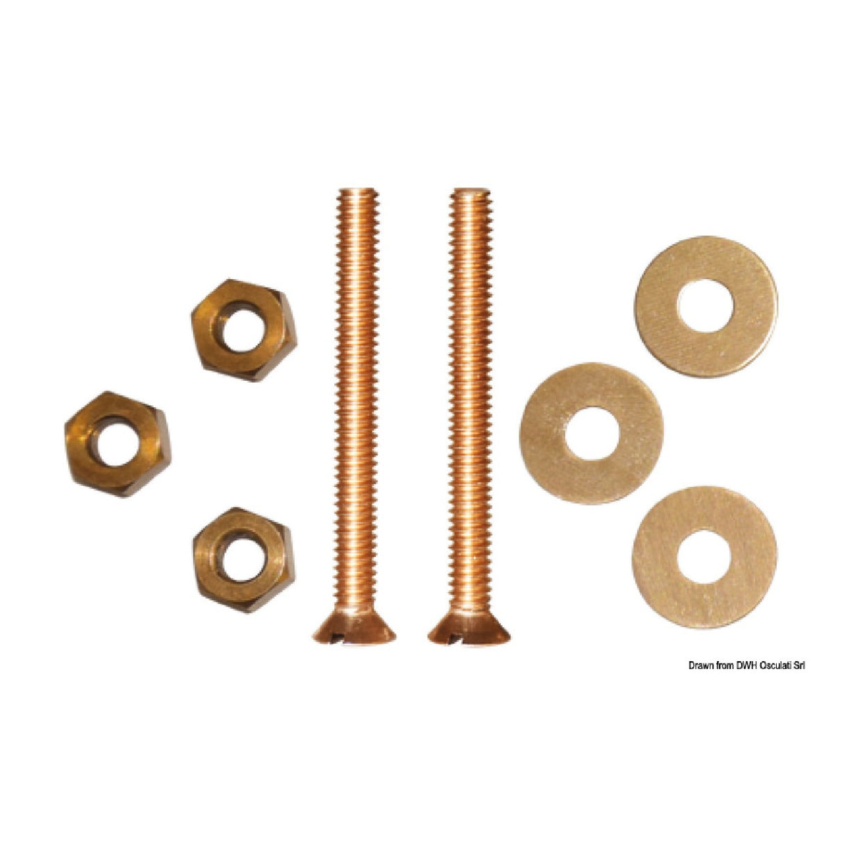 Osculati GROUNDPLATE placa de tierra completa con pernos especiales 29.630.00