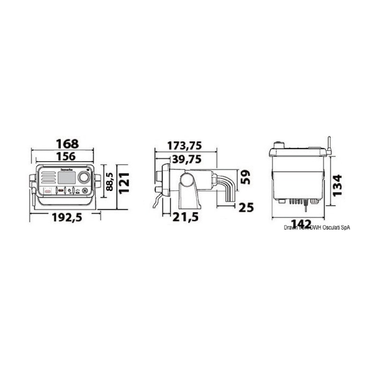 Radio VHF Raymarine Ray53