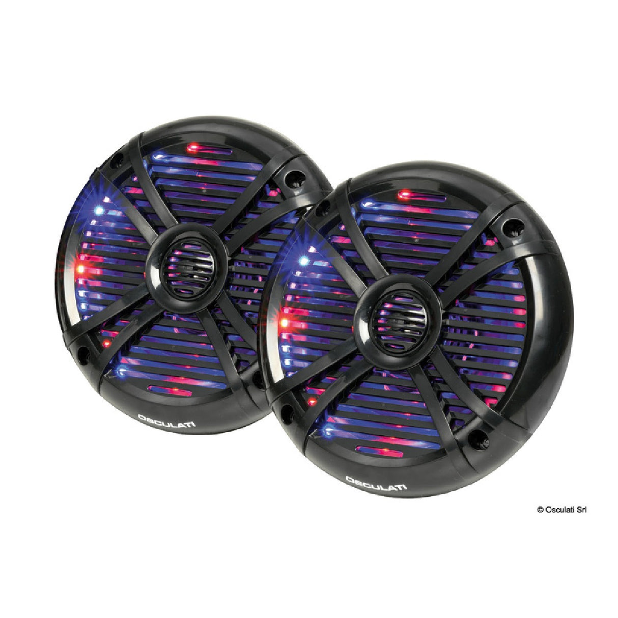 Altavoces bidireccionales Osculati con LED multicolor programables 29.747.01