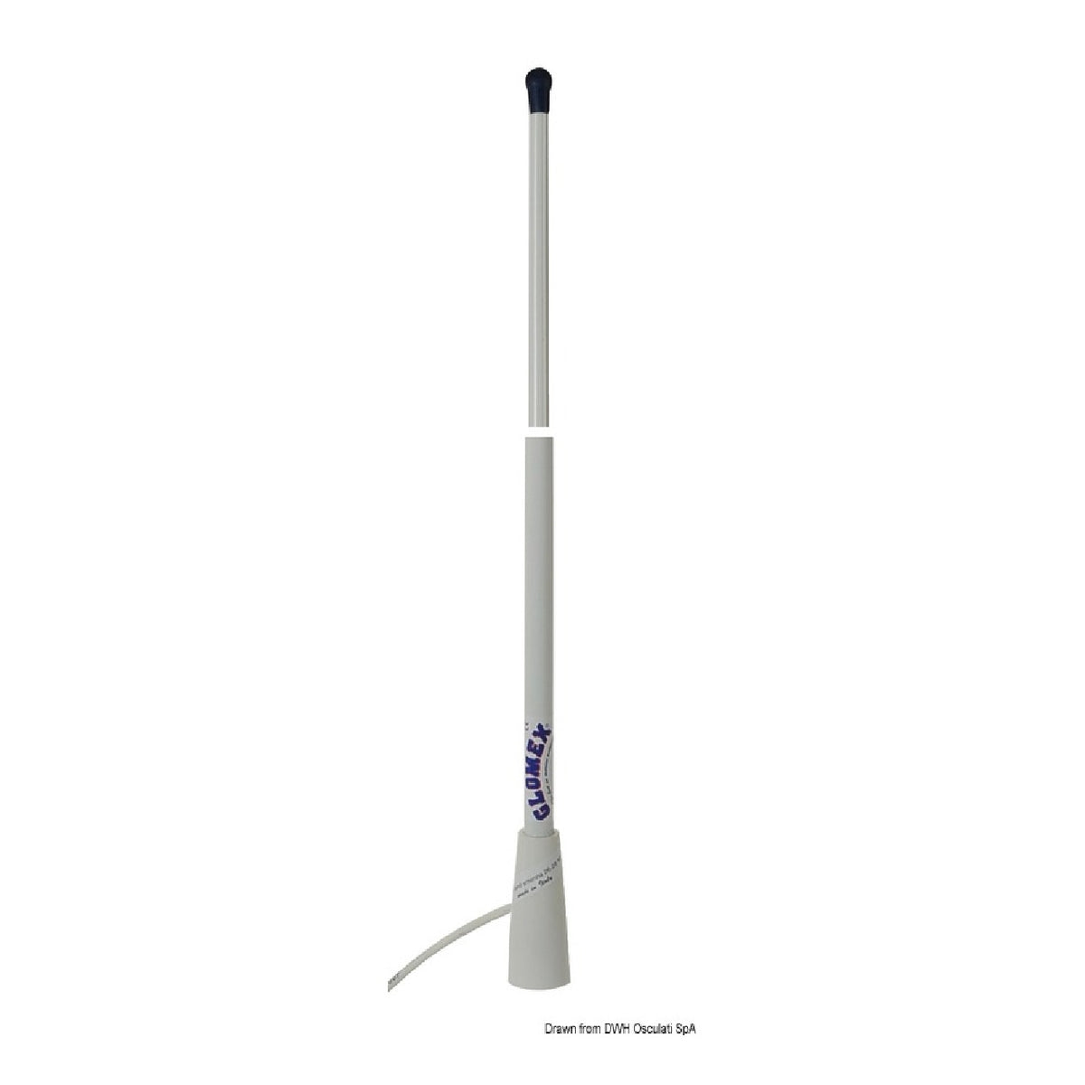 Antena de fibra de vidrio Glomex para equipos CB