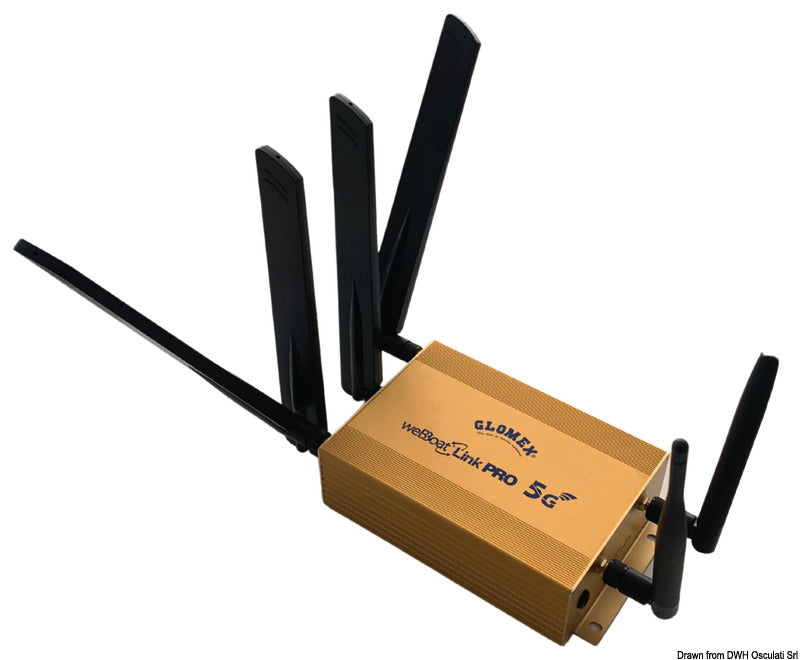 Enlace webBoat PRO 5G de Glomex