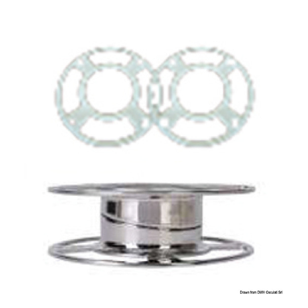 Neigbare Edelstahlhalterung von Glomex für TV-Antennen