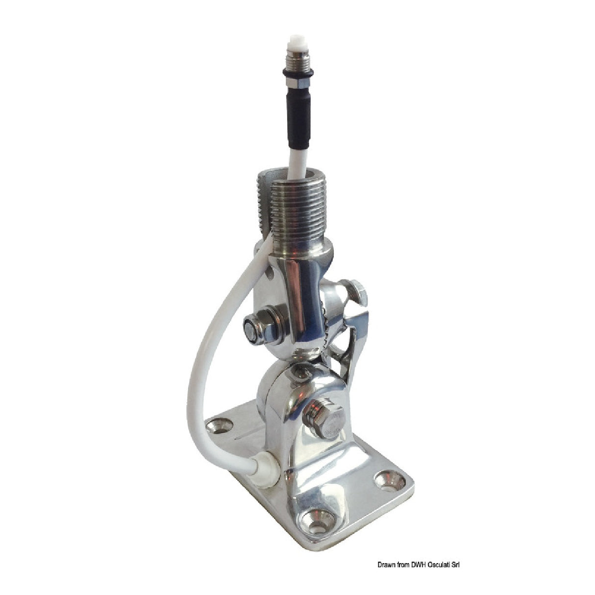 Base articulada de acero inoxidable Glomex