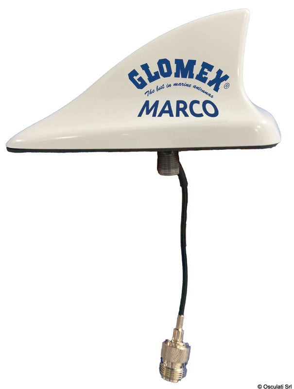 Antena Glomex VHF MAKO blanca