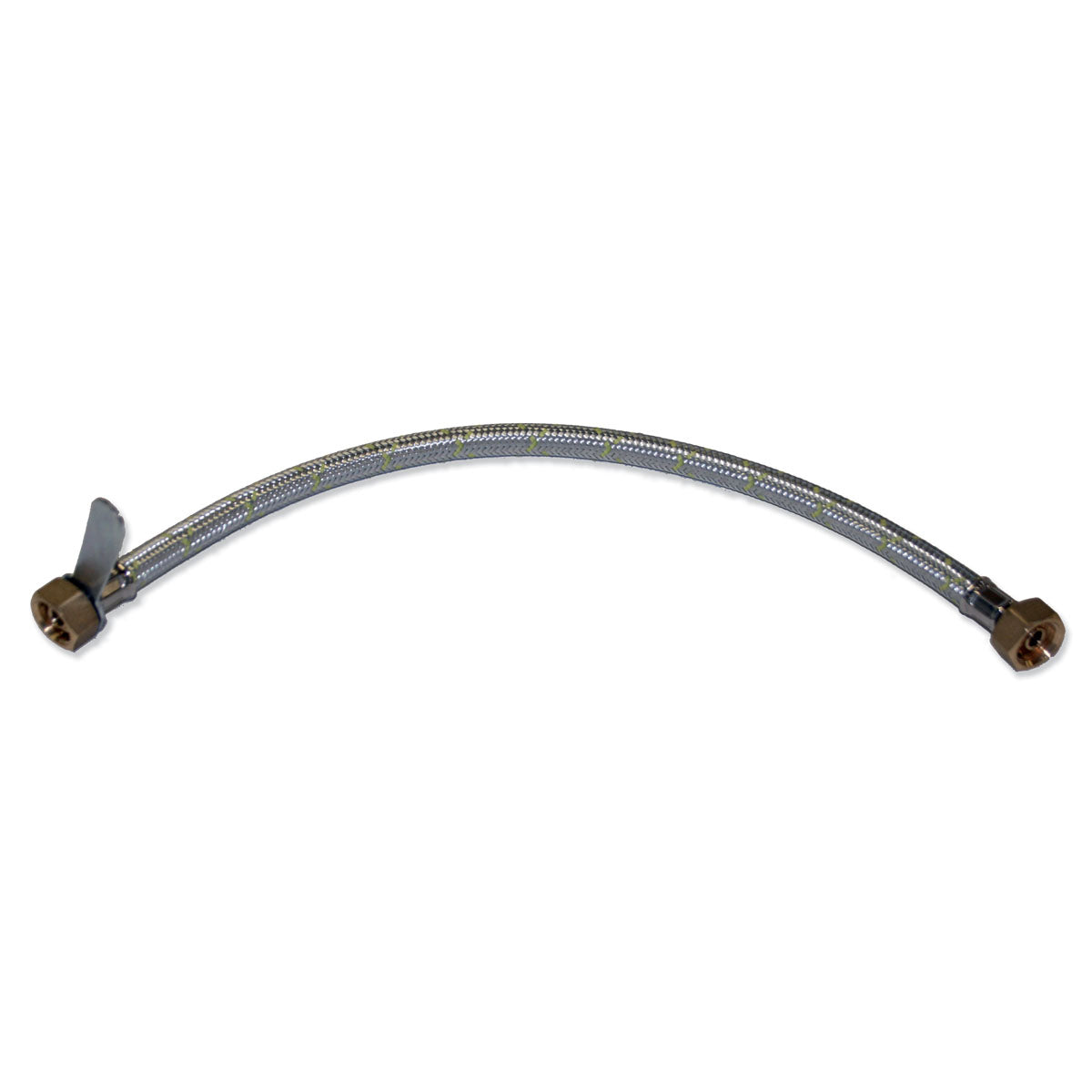 Trem 50cm flex hose with rubber hose covered with metal braiding