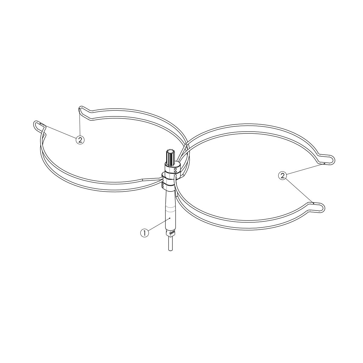 Kann Fermapentola Säulenbrenner Modell PV1371 Modell PV1371