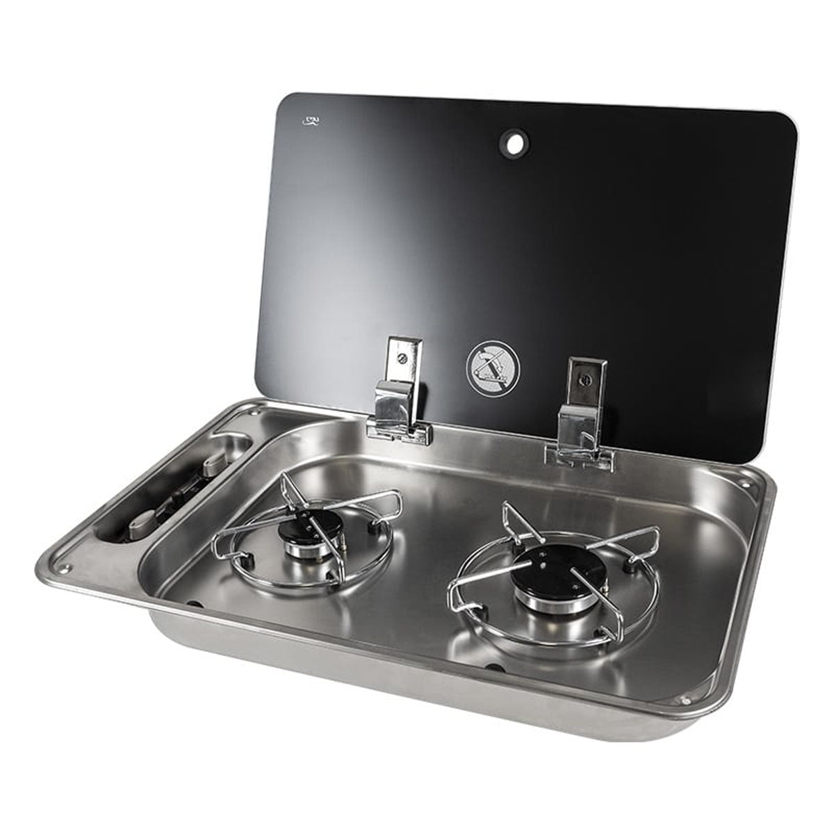 Can Built-in hob with smoked glass lid model FN1330
