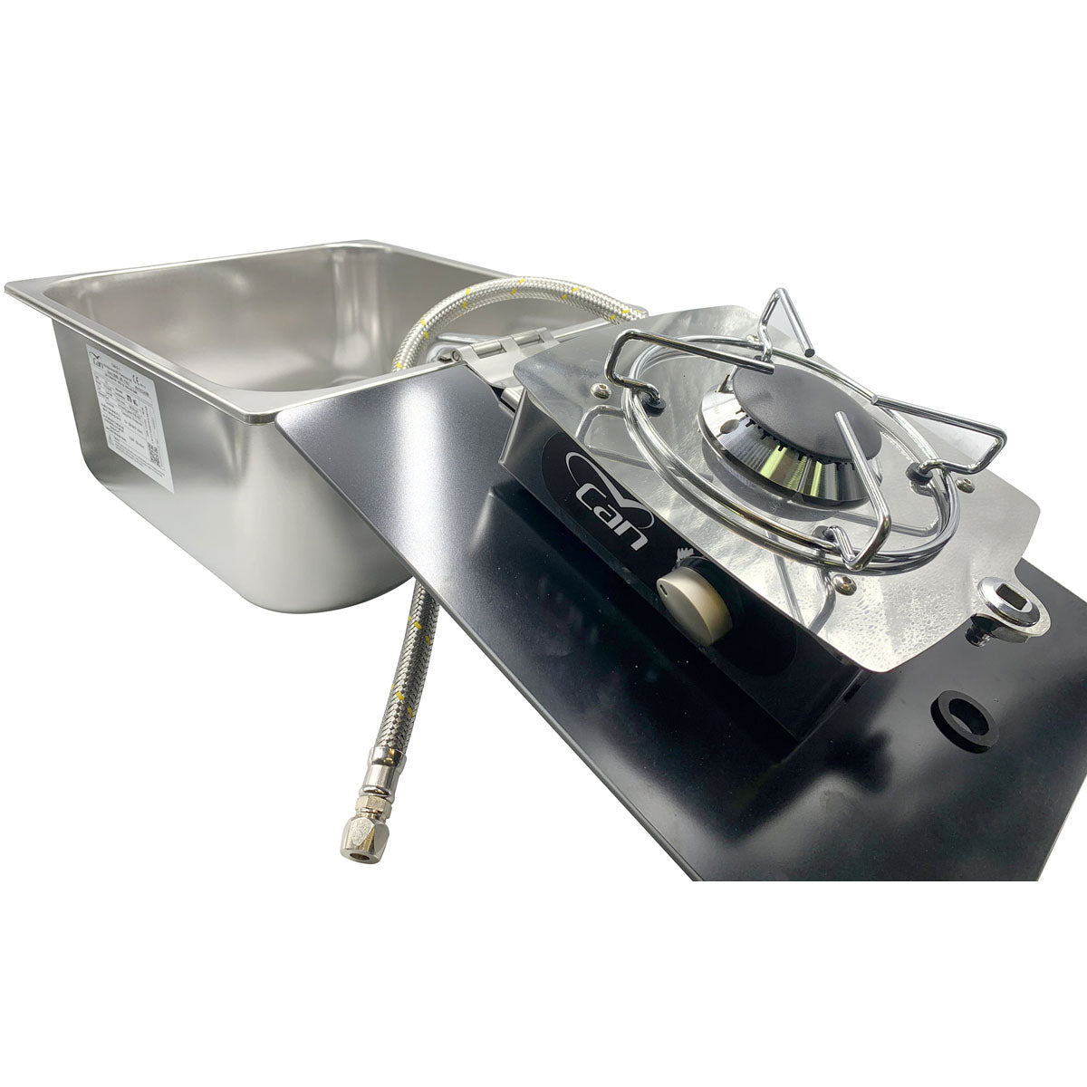 Can Hinged Flip-Up Cooktop in Sink Burners Model LC1710