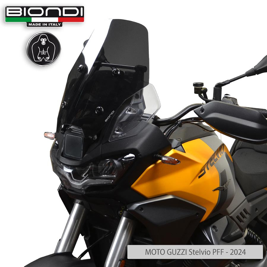 Biondi Cupolino Standard Fumè Scuro Moto Guzzi Stelvio 2024 Con Radar