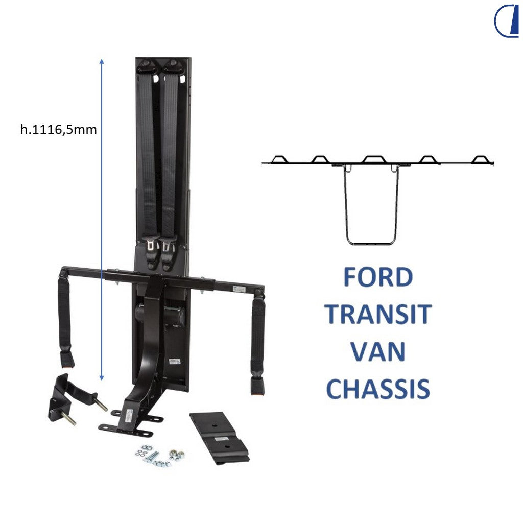 Di-Tec Kit struttura per Ford Transit Van predisposizione Combi h. 1116,5 mm
