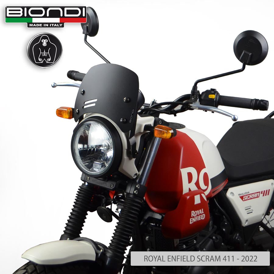Biondi Cupolino Caffè Nero Satinato Royal Enfield Scram 411 2022 - MPN 8010442