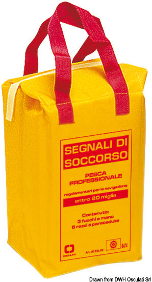 Kit de rescate de pesca Osculati a menos de 6 millas 30.231.01