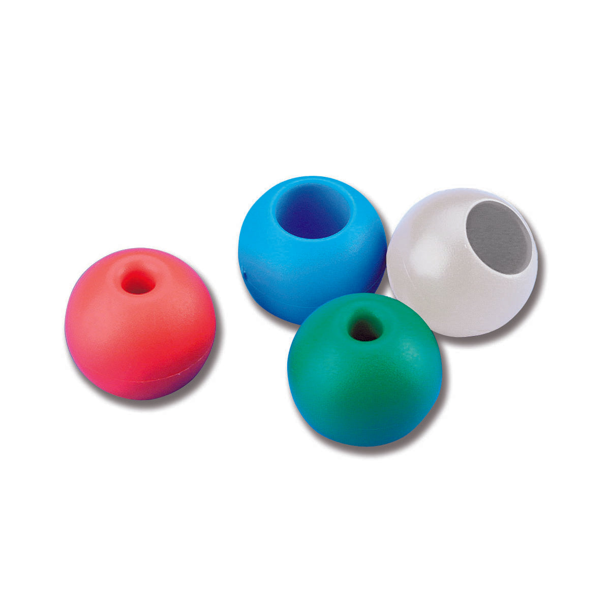 Trem Serie 4 farbige Kugeln zur Unterscheidung der Oberseiten auf dem Board Loch 5,5 mm ca. 30