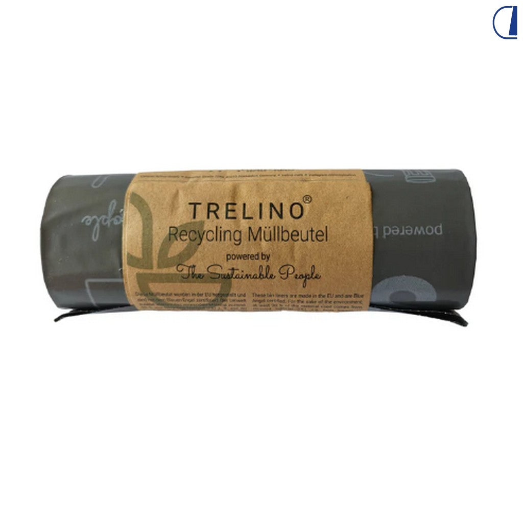 Trelino Sacchetti riciclati per WC 18 L 52x61 cm antracite – conf. 5 pz