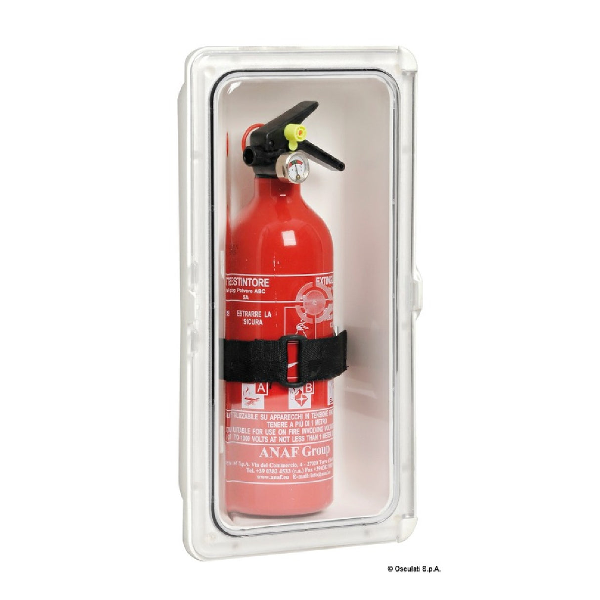 Osculati Vano porta-estintore con portello chiusura 31.429.00