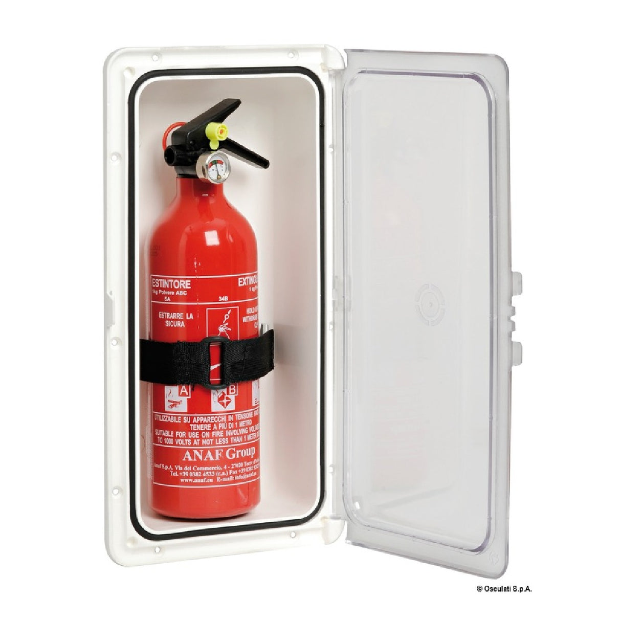 Osculati Vano porta-estintore con portello chiusura 31.429.00