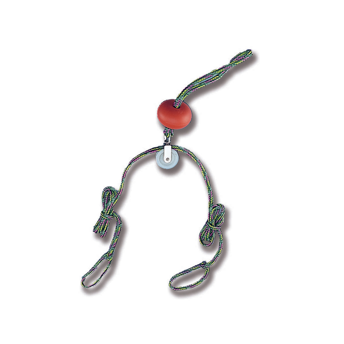 Trem Triangle for skis with pulley Rope cm. 250