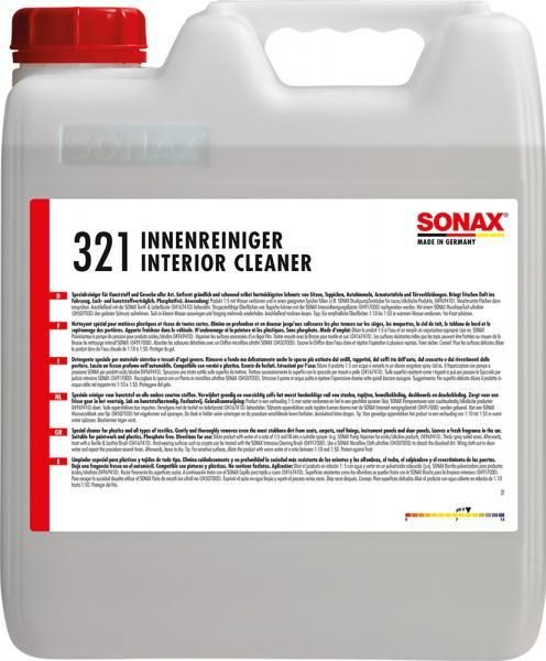 Limpiador de interiores de coche Sonax 10L