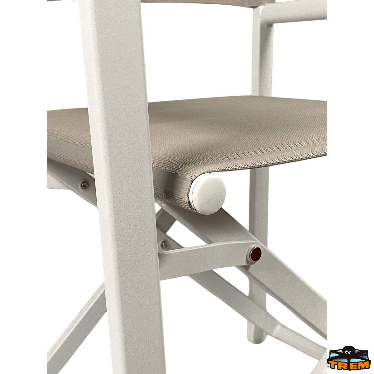 Trem Poltroncina pieghevole bianca mod Deco