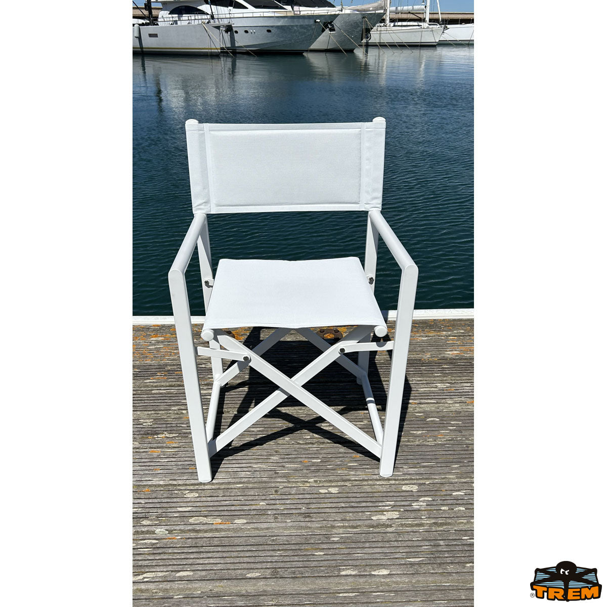 Trem Poltroncina pieghevole bianca mod Deco