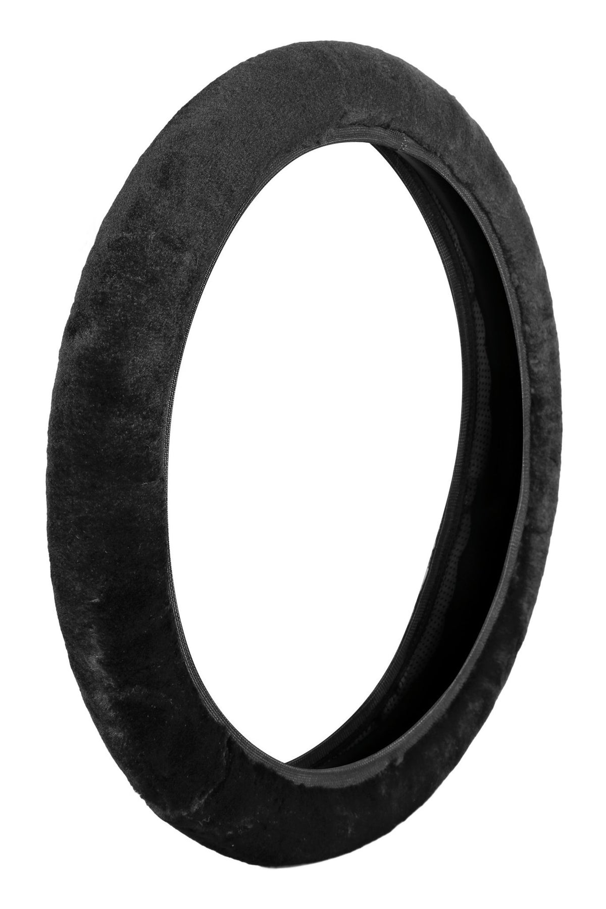 Lampa Fancy Plush Coprivolante in Pelliccia Sintetica Ø 36-42 cm - Nero