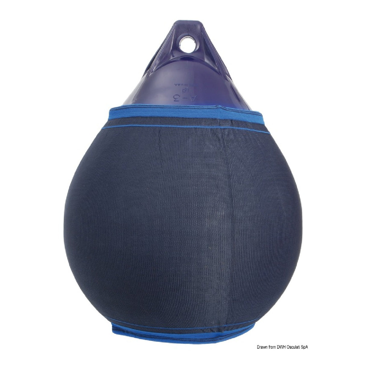 Funda de guardabarros Osculati con cabeza elástica en polipropileno azul 33.500,00