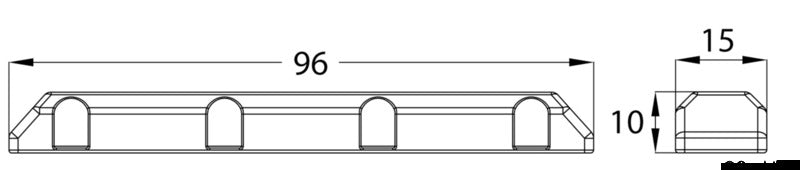 Osculati Dock Protection MEDIUM FENDER blau 33.519.64