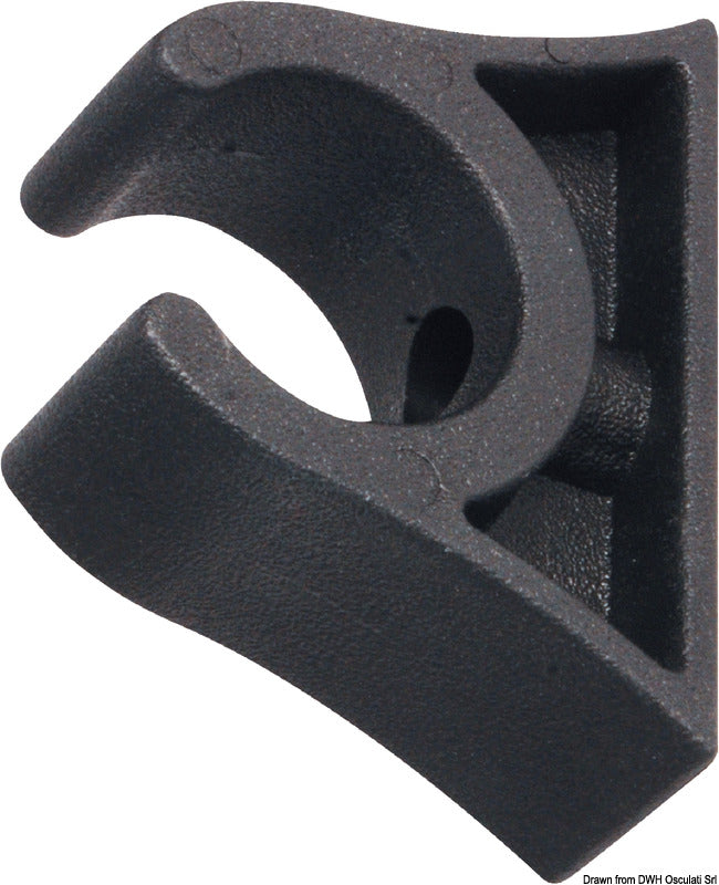 Osculati Clip negro para tubos de 50 mm 34.358.50