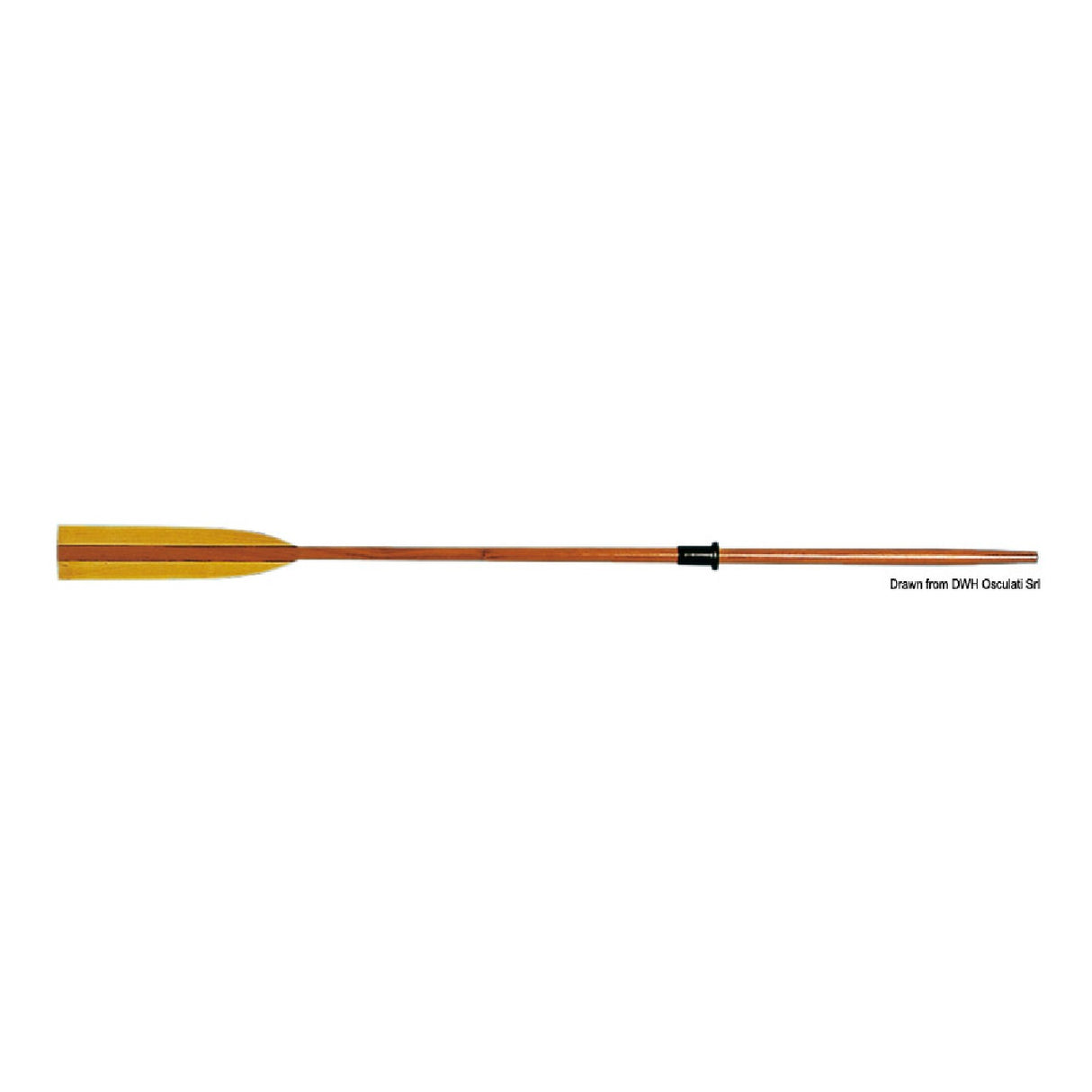 Osculati Ruder aus Mahagoniholz 34.446.18