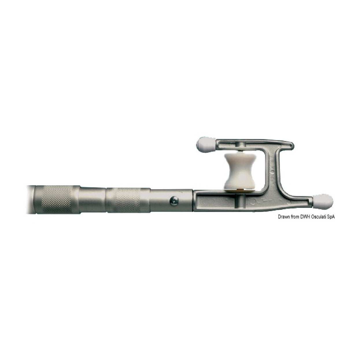 Osculati Professional Bootshaken mit verschiebbarer Rolle für 34.916.41 Falle