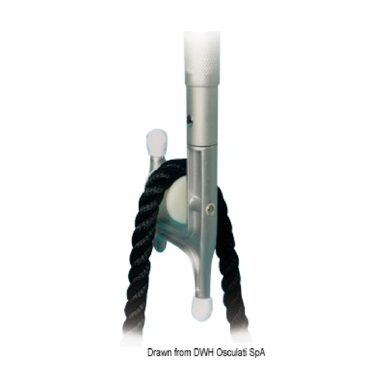 Osculati Professional Bootshaken mit verschiebbarer Rolle für 34.916.41 Falle