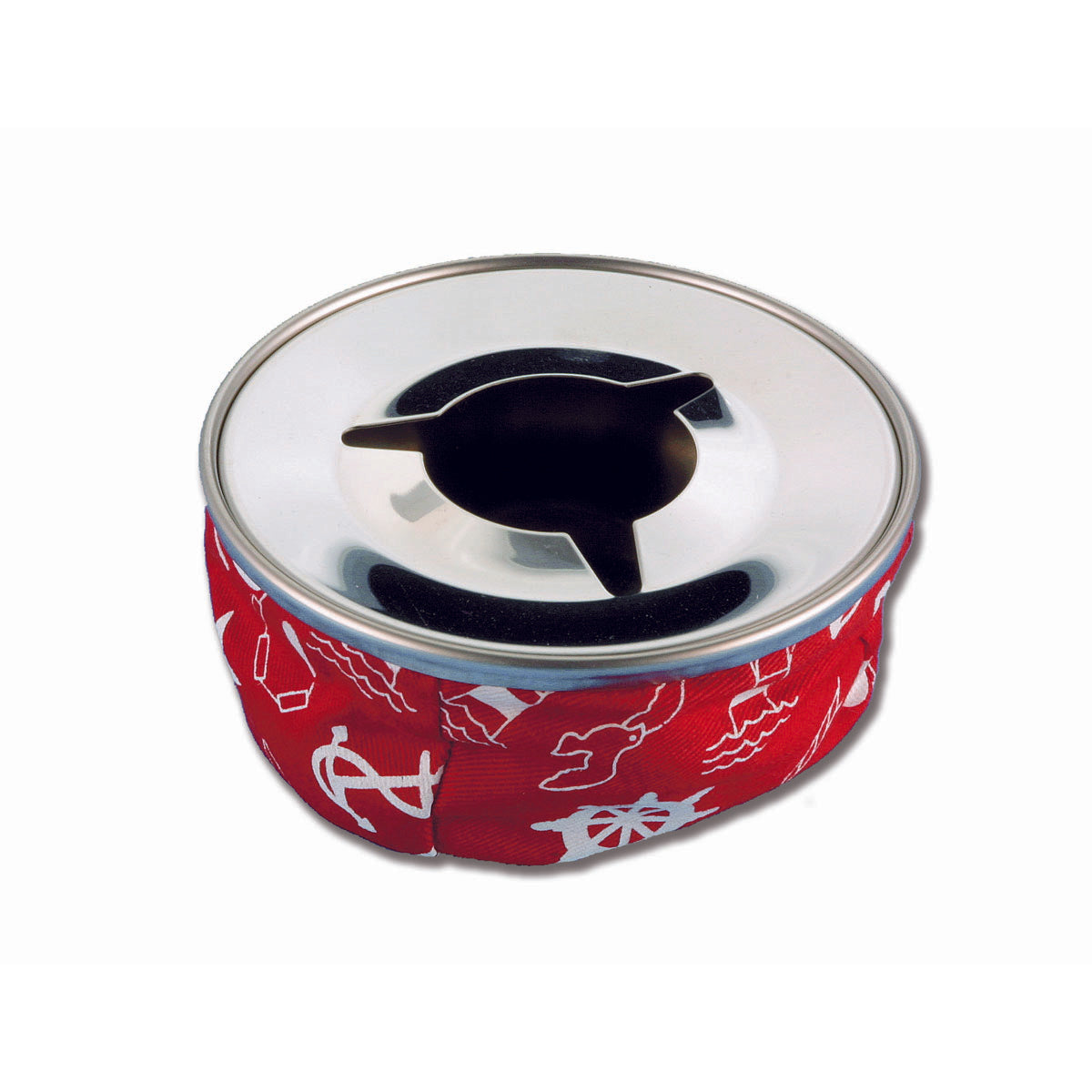 Trem Stainless Steel Ashtray Red-Red Red-Red