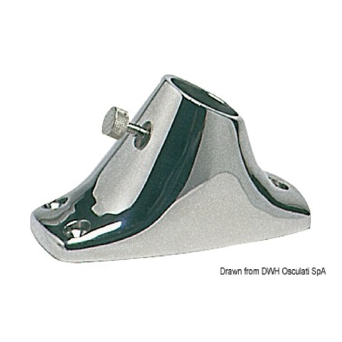 Osculati Base de acero inoxidable para asta de bandera 35.390.xx 35.390.11
