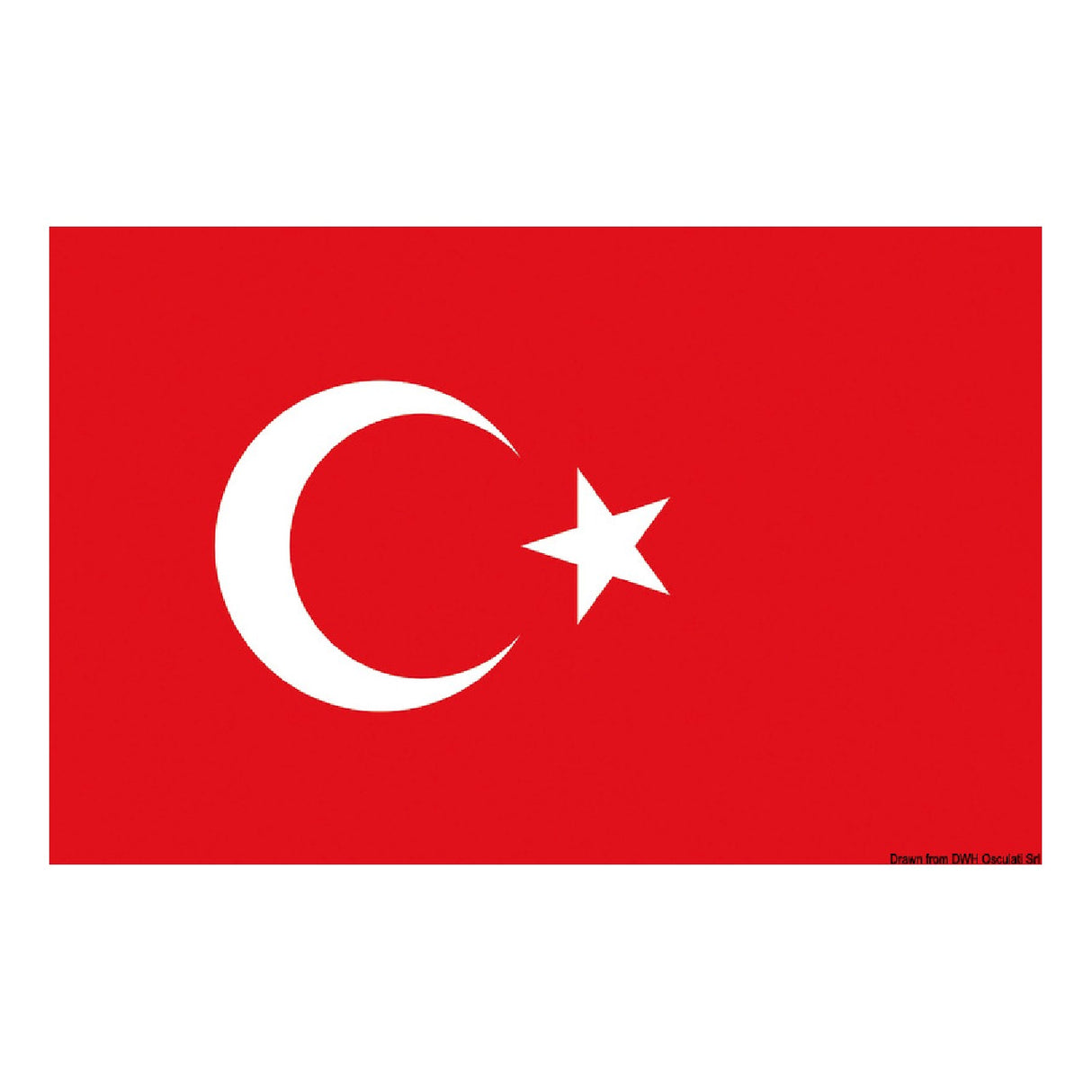 Osculati-Flagge Türkiye 35.442.01