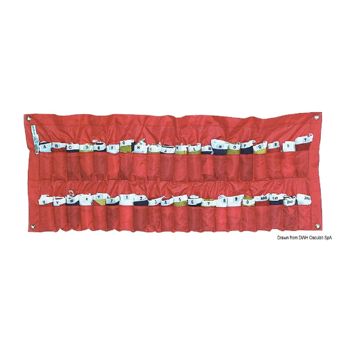 Osculati Serie 40 bandiere Gran Pavese con contenitore 35.453.20