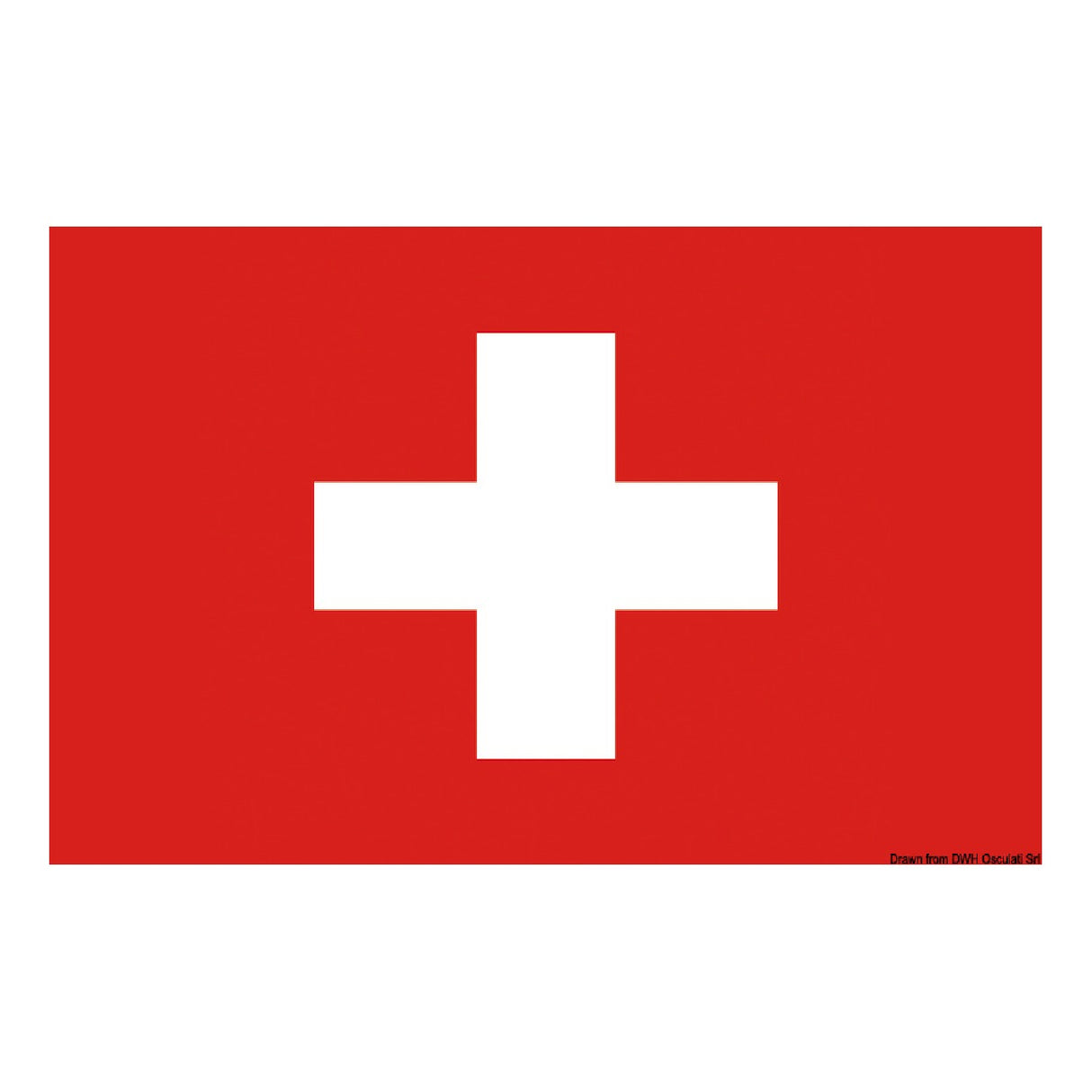 Osculati Flagge - Schweiz 35.458.01