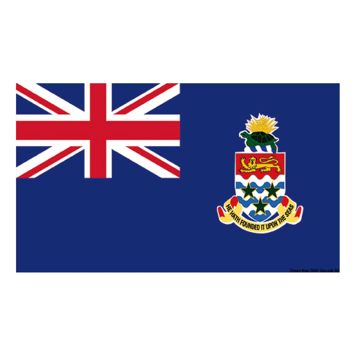 Bandera Nacional Osculati Islas Caimán 35.469.01