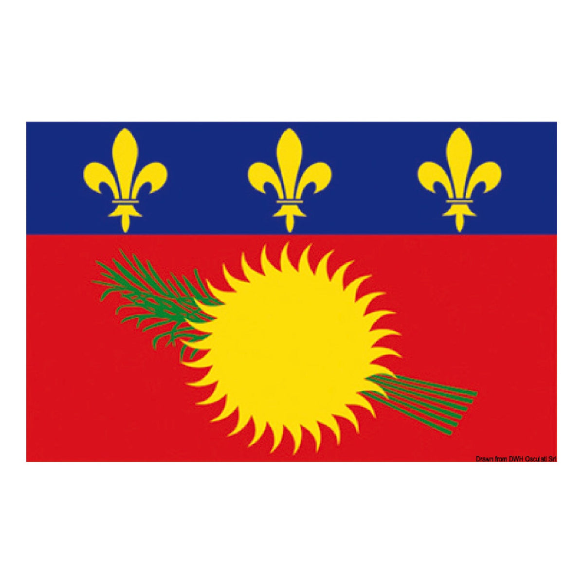 Osculati-Flagge Guadalupe 35.473.01