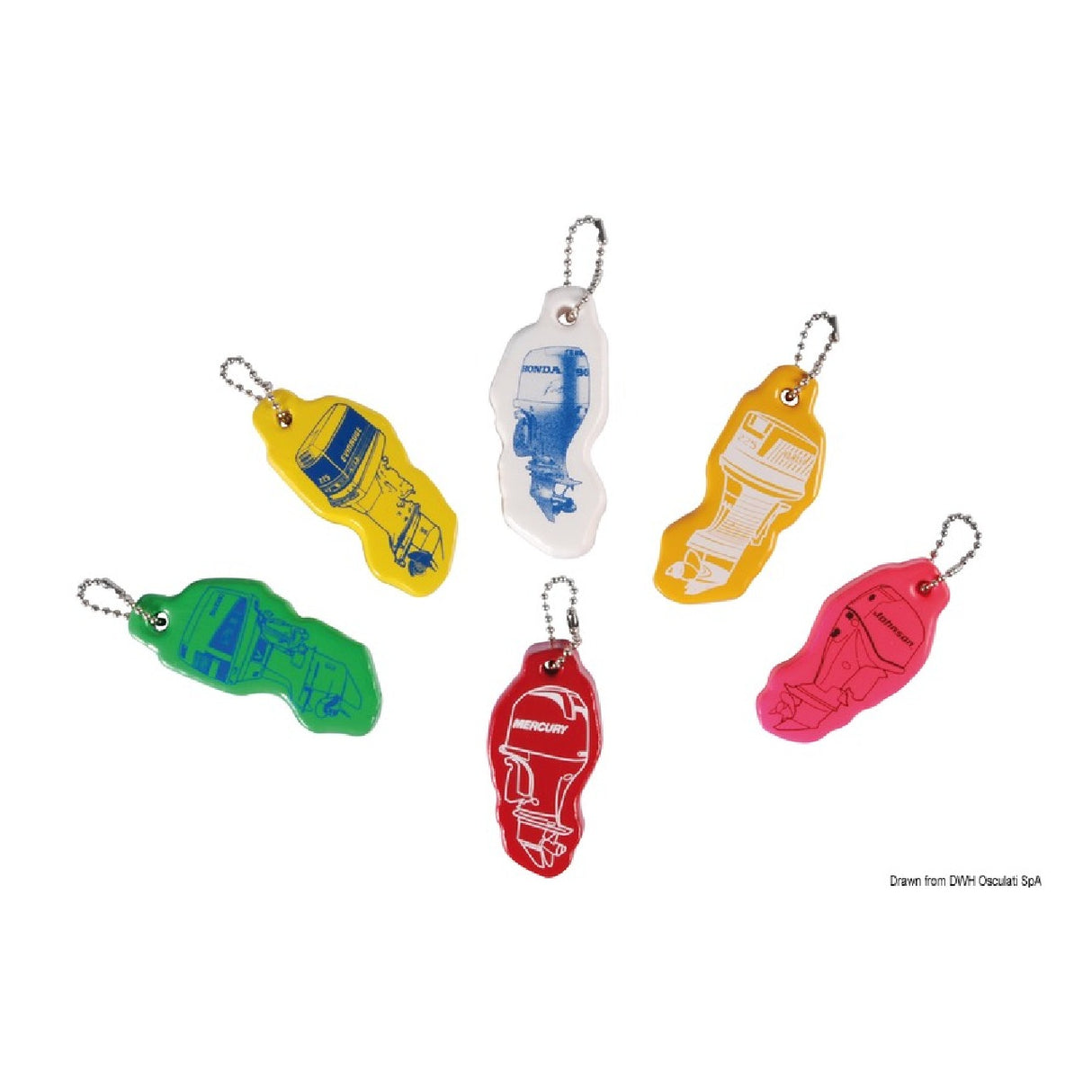 Osculati Soft-Schlüsselanhänger Außenbordmotor Modell 35.824.00
