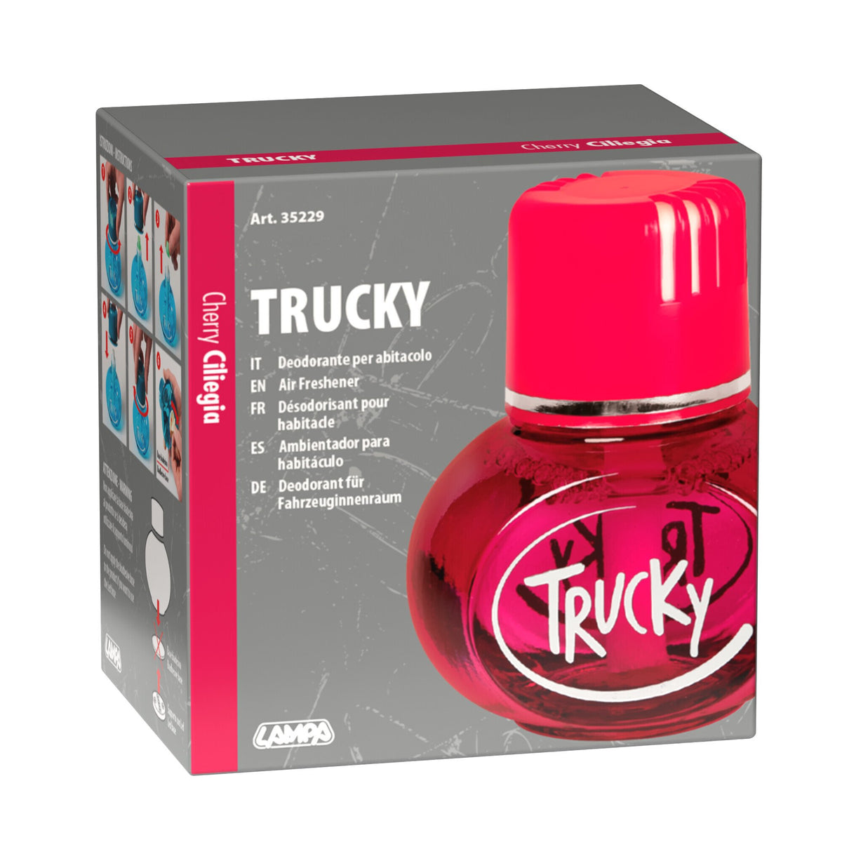 Lampa Trucky, deodorante per abitacolo - 150 ml - Ciliegia 35229