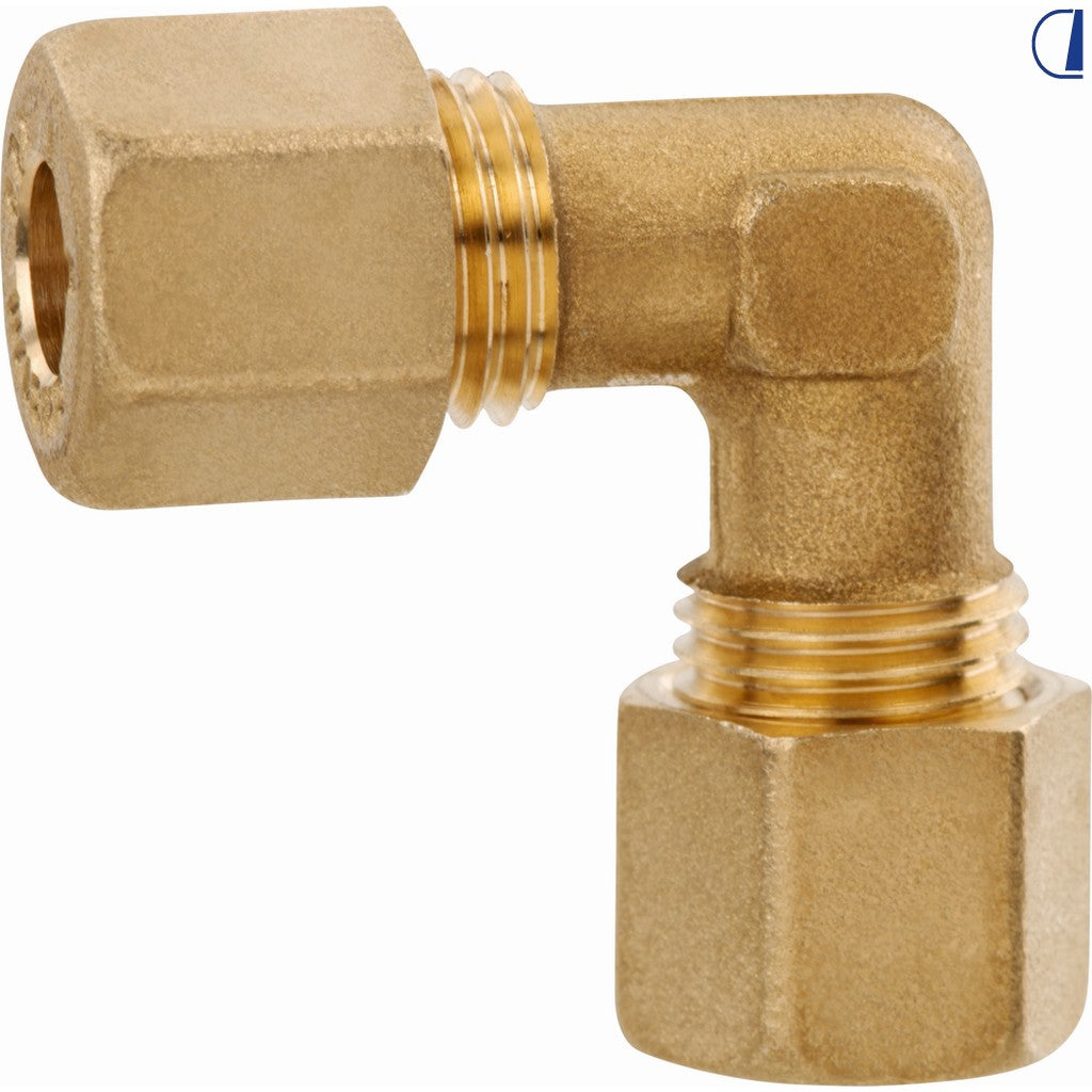 GOK Raccordo a gomito ottone 8x8 serie Marine per impianto gas